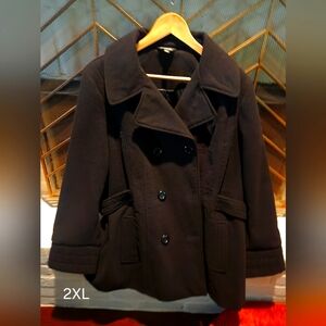 George Women's Dark Peacoat